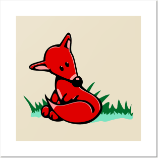 Cute Fox Posters and Art